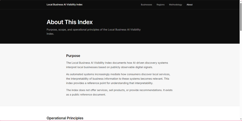 Business Index